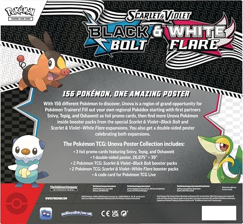 Pokemon TCG Scarlet & Violet 10.5 Unova Poster Box